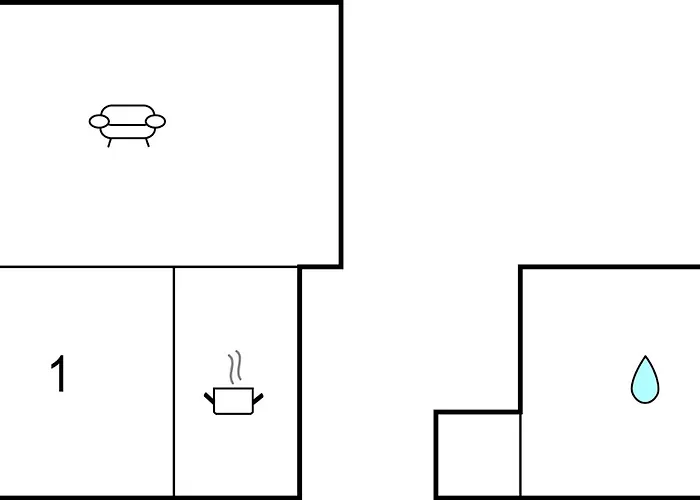 1 Bedroom Beautiful In Дом отдыха